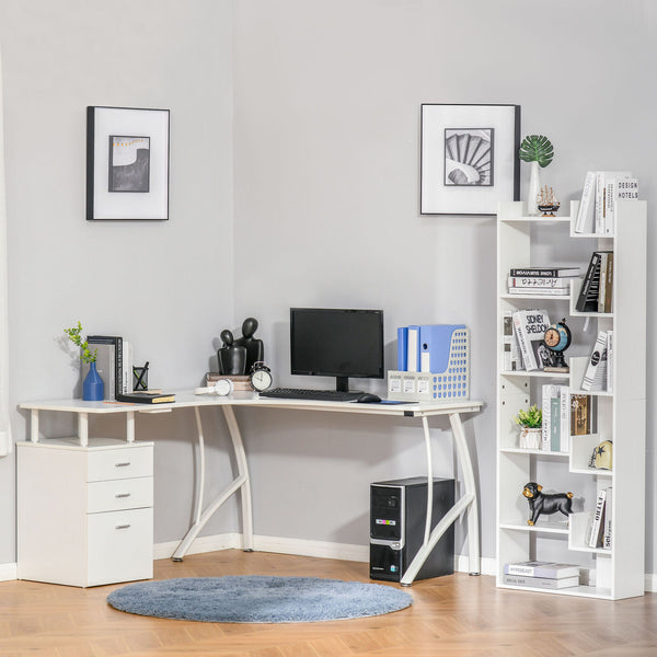 White corner desk on sale for bedroom