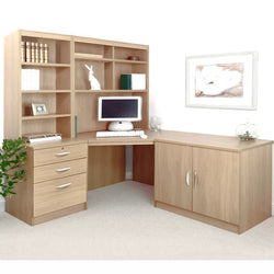 Ameliore Corner Desk - Oak