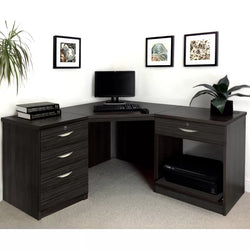 Suprima Corner Desk - Black Havana