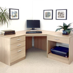 Suprima Corner Desk - Sandstone