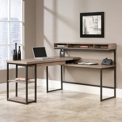 Edsel L-Shaped Corner Desk for Home Office - Light Oak